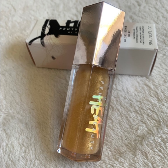 Fenty Beauty Gloss Bomb Heat Plumping Lipgloss Lemon Lava BNIB - Picture 8 of 9